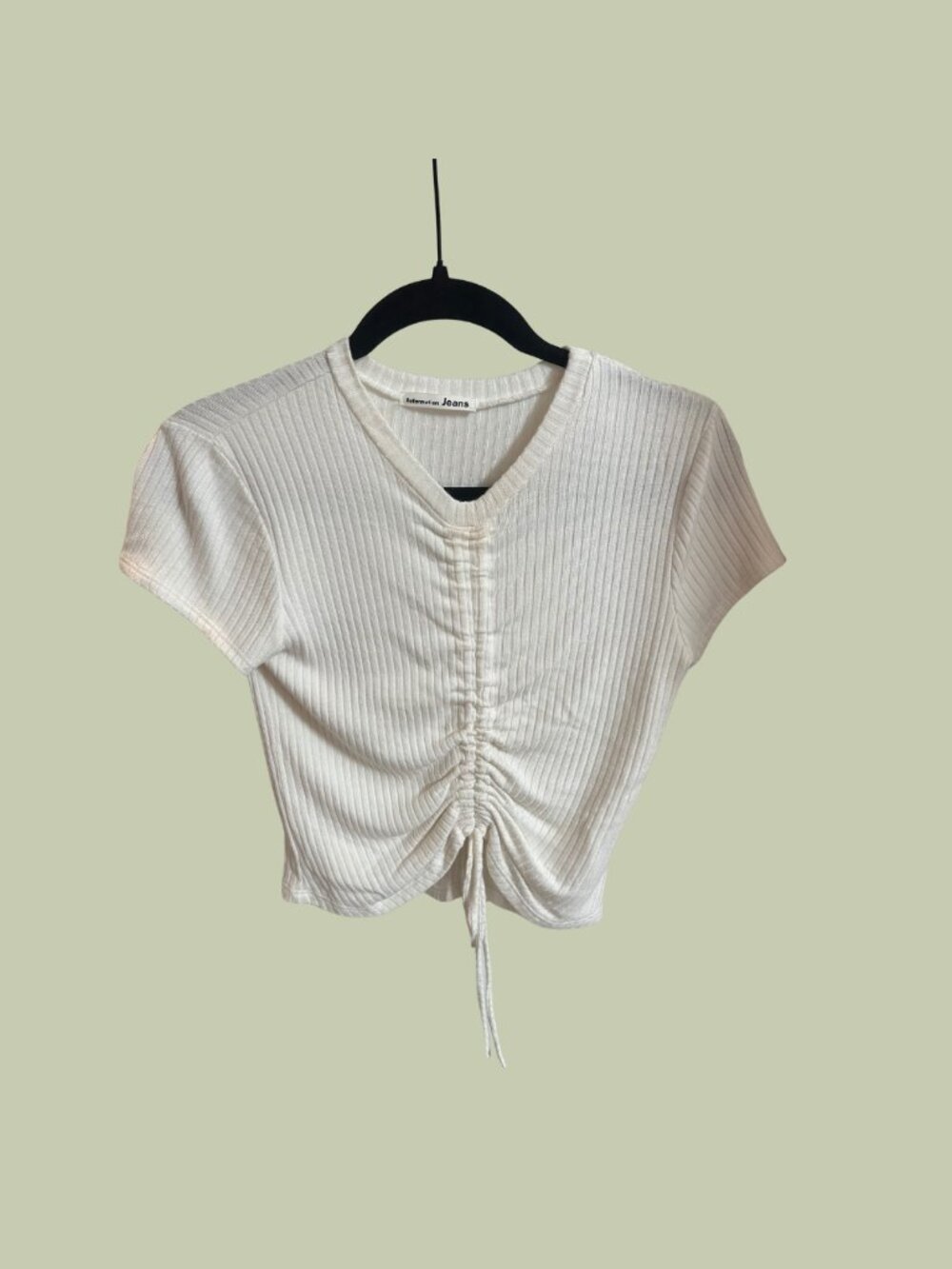Cream Knit Reformation Top